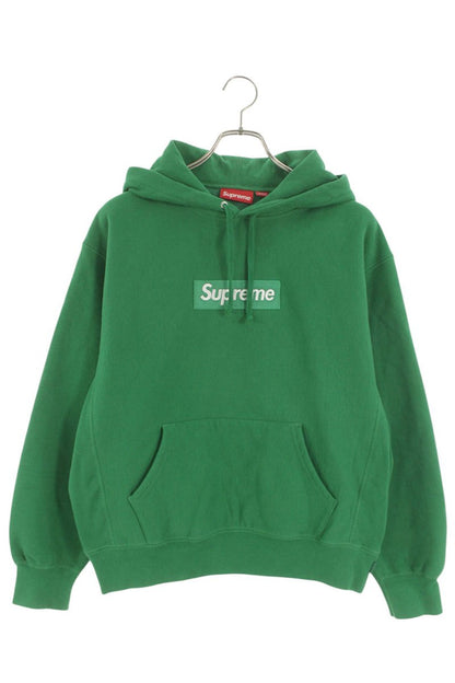 Supreme 24AW Box Logo Hooded Sweatshirt Green Size S