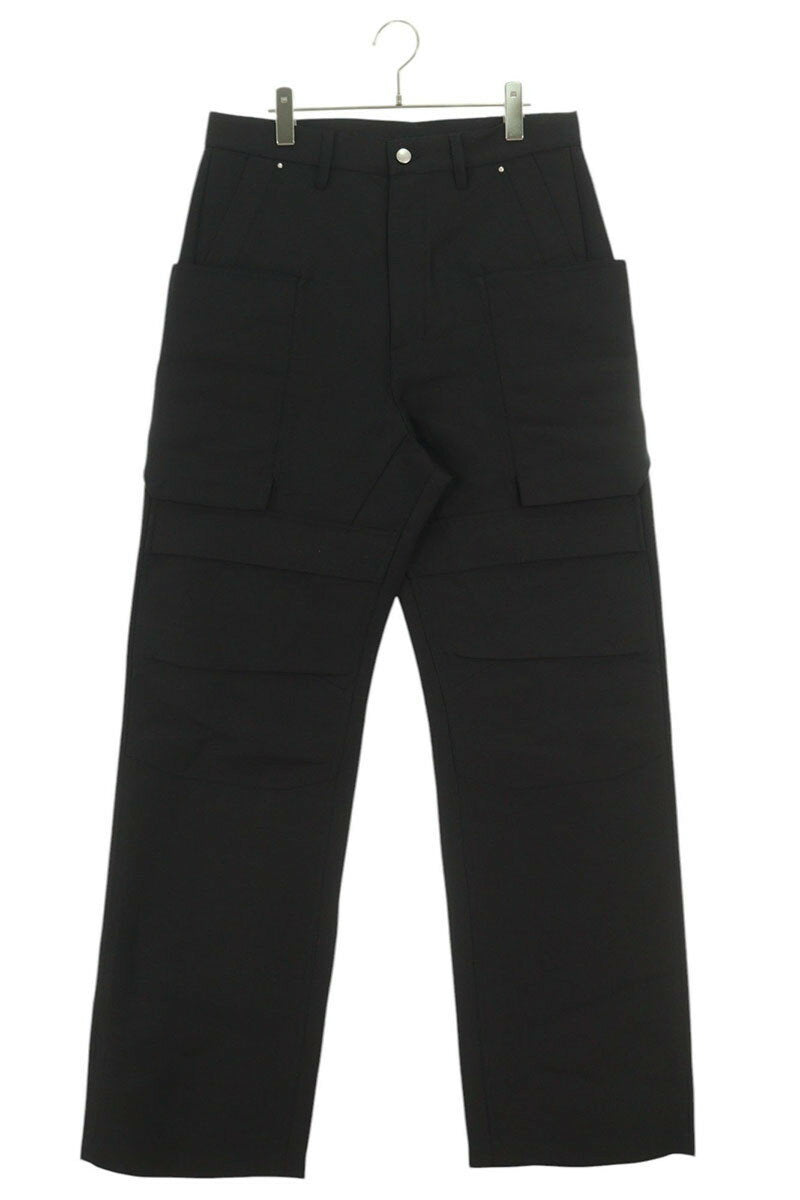 Rick Owens 25SS H 09 WIDE BELA PANTS Wide Denim Pants Black Size 31