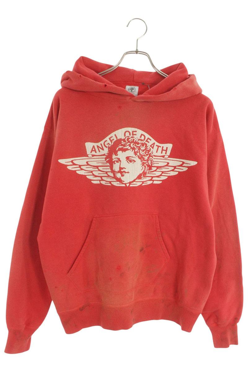 Saint Michael Vintage Hoodie Red Size L