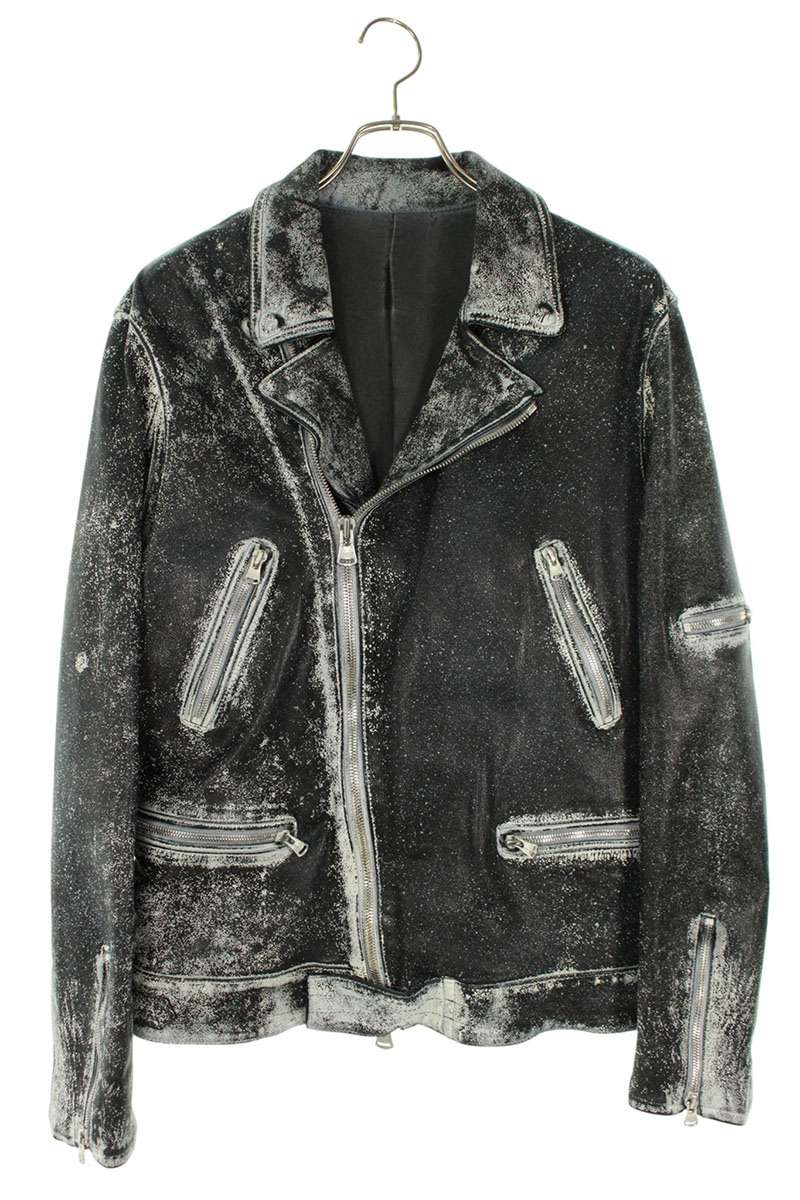 YOHJI YAMAMOTO POUR HOMME 20AW Leather Jacket Black Size M