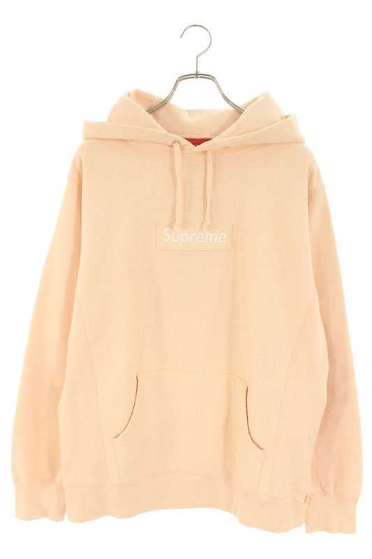 Supreme 16AW Box Logo Hooded Sweatshirt Pink Size L