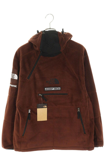 Supreme x The North Face 22AW Steep Tech Fleece Pullover Blouson Brown Size L