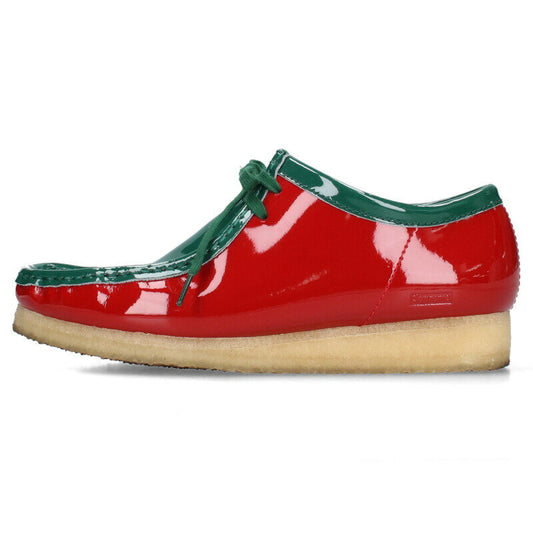 Supreme x Clarks Patent Leather Wallabee Shoes US 8.5