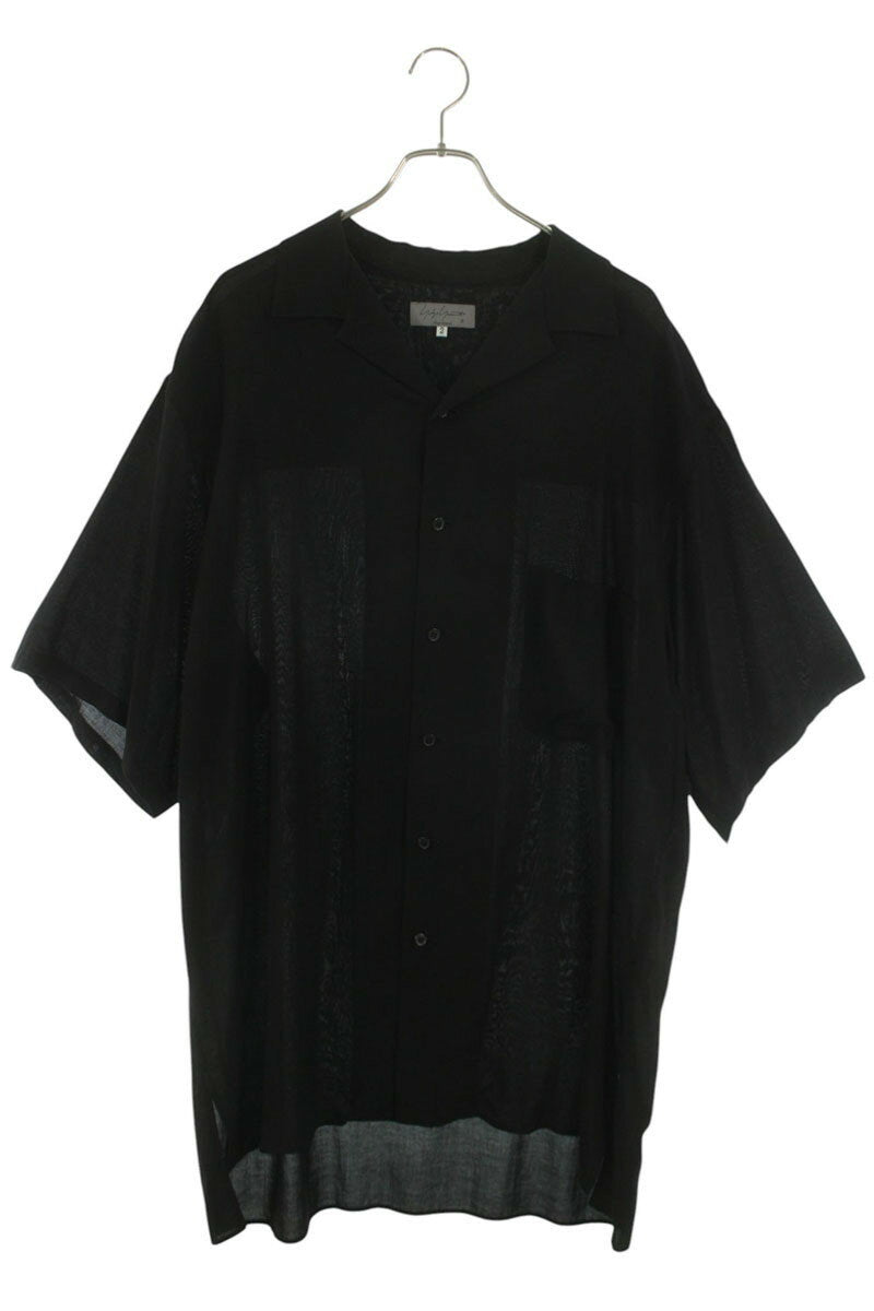 YOHJI YAMAMOTO POUR HOMME 23SS Short Sleeve Shirt Black Size M