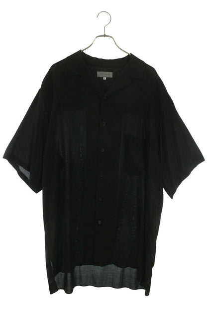 YOHJI YAMAMOTO POUR HOMME 23SS Short Sleeve Shirt Black Size M