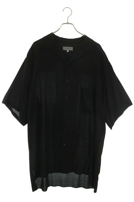 YOHJI YAMAMOTO POUR HOMME 23SS Short Sleeve Shirt Black Size M