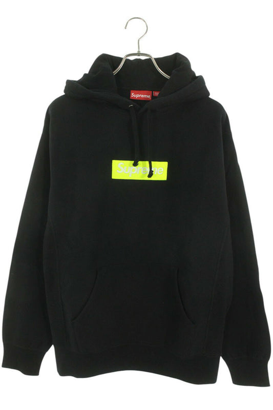 Vintage Supreme Tops - SUPREME 17AW Box Logo Hooded Sweatshirt Black Size L - Authentic Archive