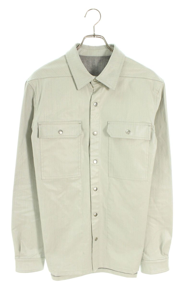 Rick Owens 25SS SCT Long Sleeve Shirt Gray Size L