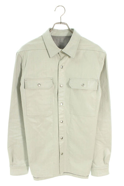 Rick Owens 25SS SCT Long Sleeve Shirt Gray Size L