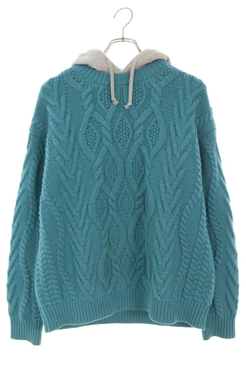 SUPREME 25AW Cable Hooded Sweater Multi Size M