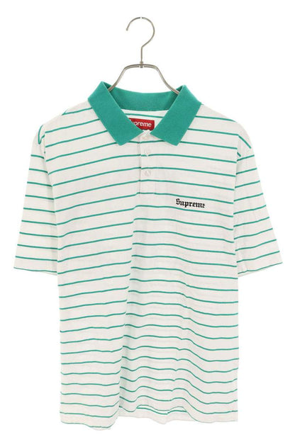 Supreme 24SS Stripe S S Polo Striped Short Sleeve Polo Shirt Size S