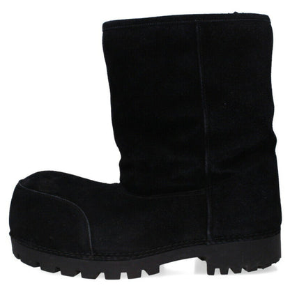 BALENCIAGA Alaska Mouton Big Boots Black Size 9.5