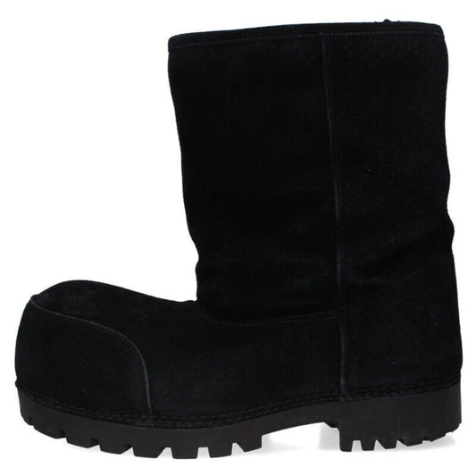 BALENCIAGA Alaska Mouton Big Boots Black Size 9.5