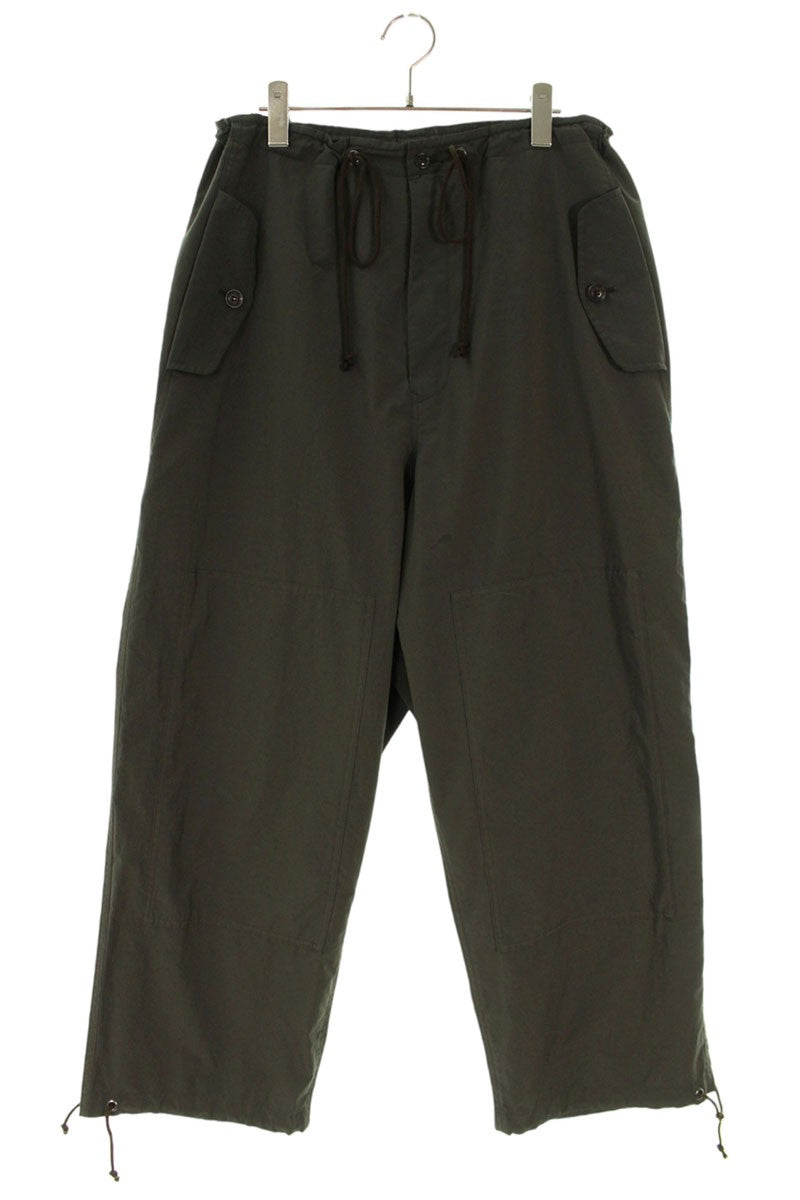 Y's Cotton Cargo Long Pants Green Size 32