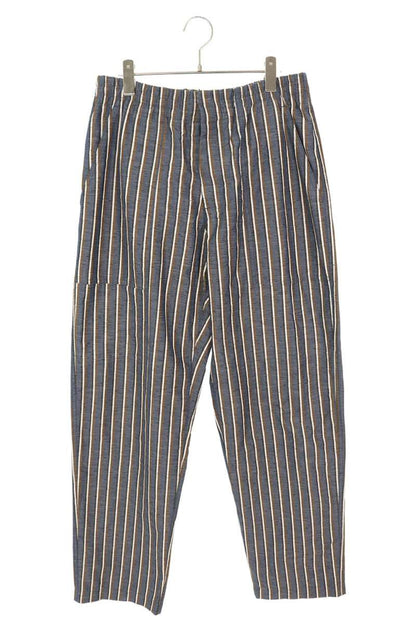 Bottega Veneta Striped Long Pants Blue x Brown Size 34