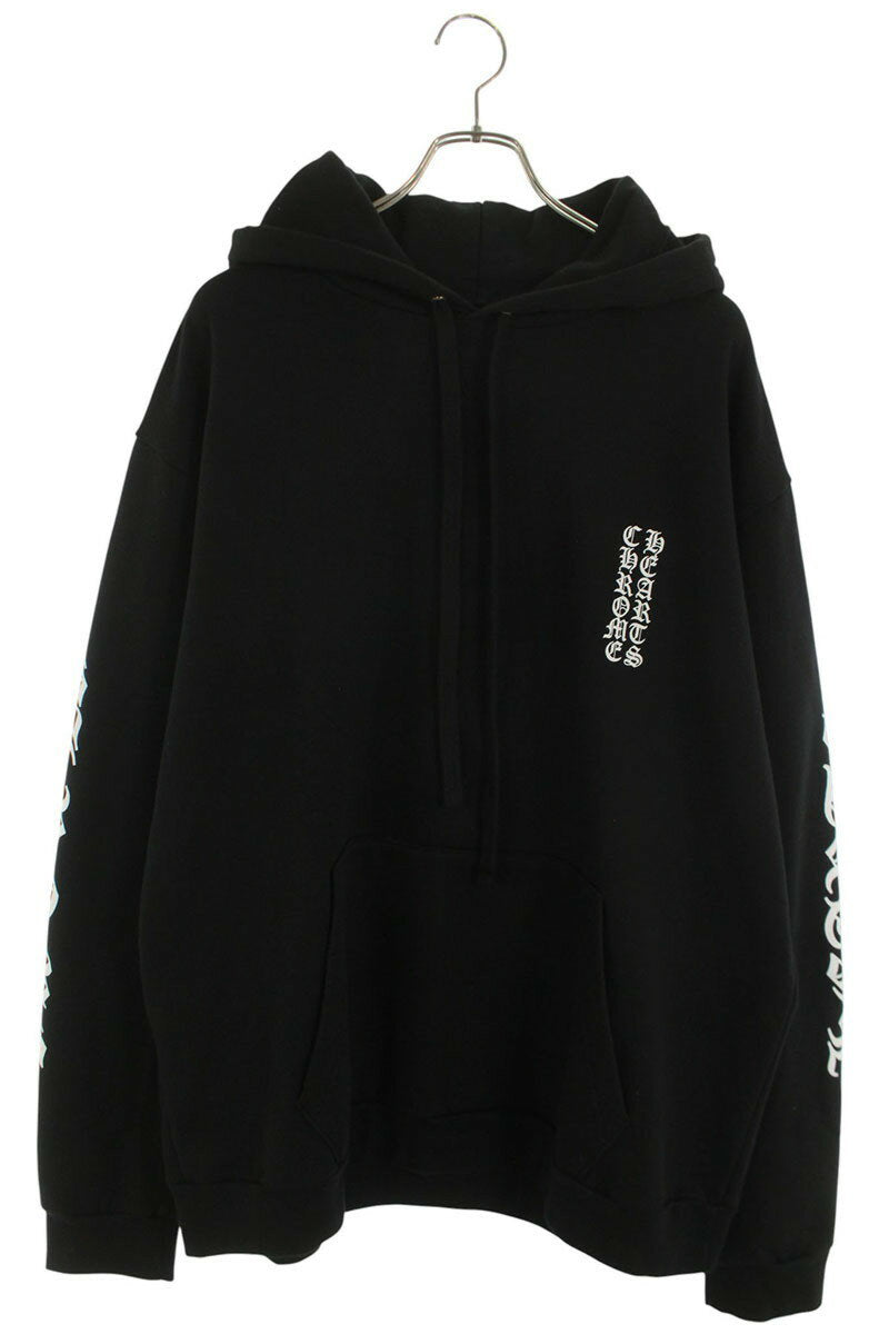 Chrome Hearts SWTSHRT PLV Logo Print Hoodie Black Size XL