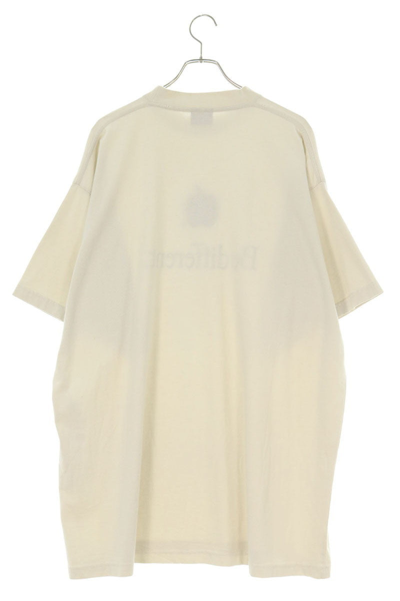 Balenciaga 22AW Be different Embroidered T-Shirt Beige Size L