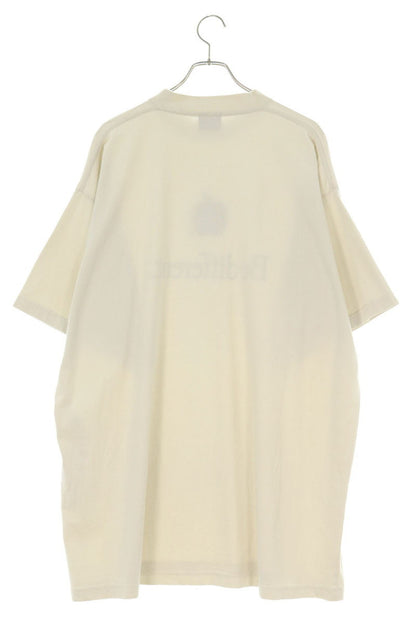 Balenciaga 22AW Be different Embroidered T-Shirt Beige Size L