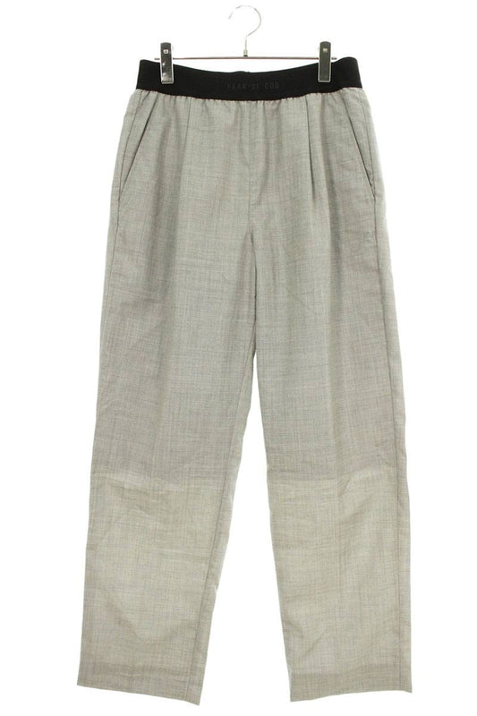 Vintage Fear of God Bottoms - FEAR OF GOD West Logo Long Pants Gray Size 32 - Authentic Archive