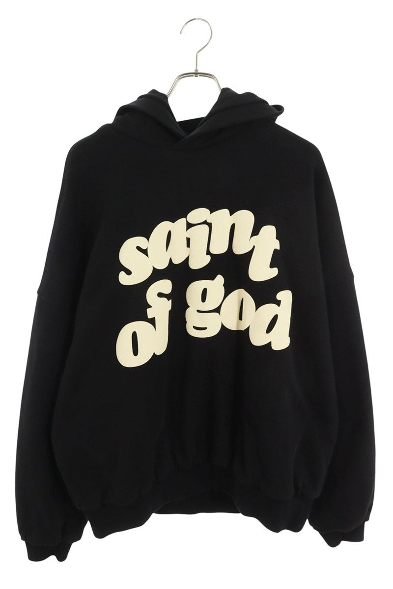 Saint Michael x Fear of God Print Pullover Hoodie Black Size 2