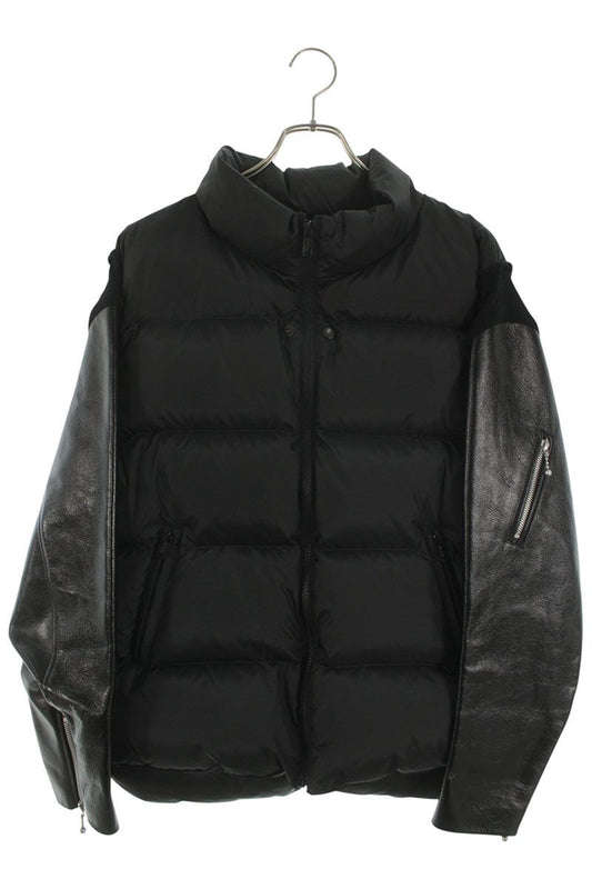 Undercover 24AW Logo Print Leather Jacket Black Size 3