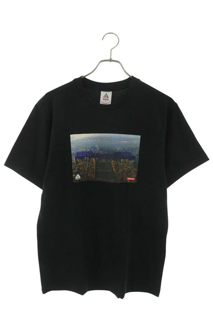 Supreme x Nike 22AW ACG Grid Tee Print T-Shirt Black Size S