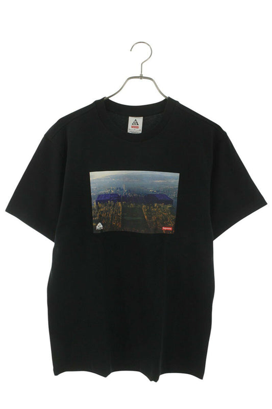 Supreme x Nike 22AW ACG Grid Tee Print T-Shirt Black Size S