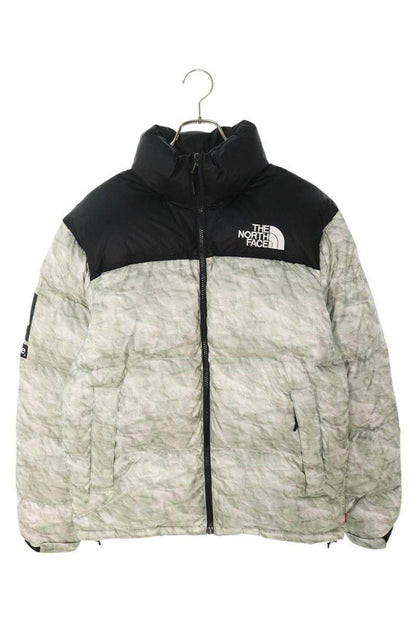 Supreme x The North Face 19AW Paper Print Nuptse Jacket Size S
