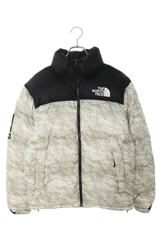 Supreme x The North Face 19AW Paper Print Nuptse Jacket Size S