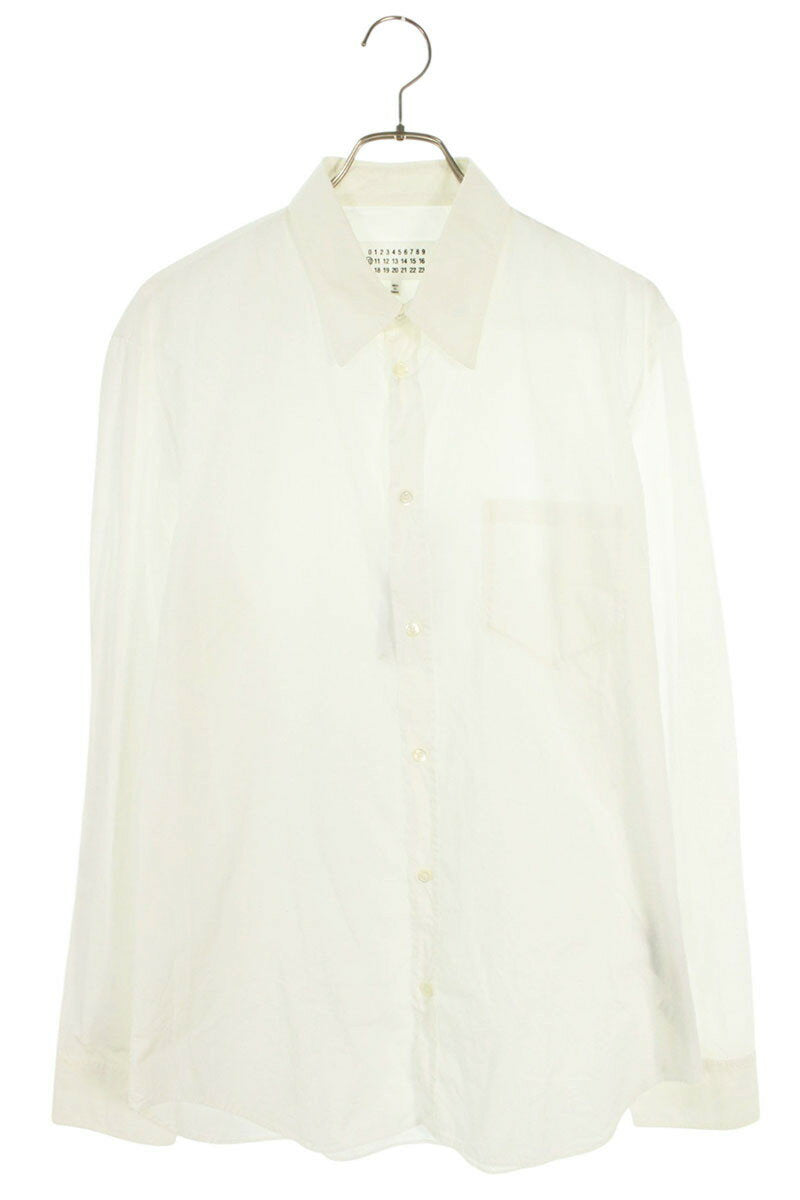 Maison Margiela Garment Dyed Cotton Poplin Long Size 41