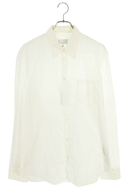 Maison Margiela Garment Dyed Cotton Poplin Long Size 41