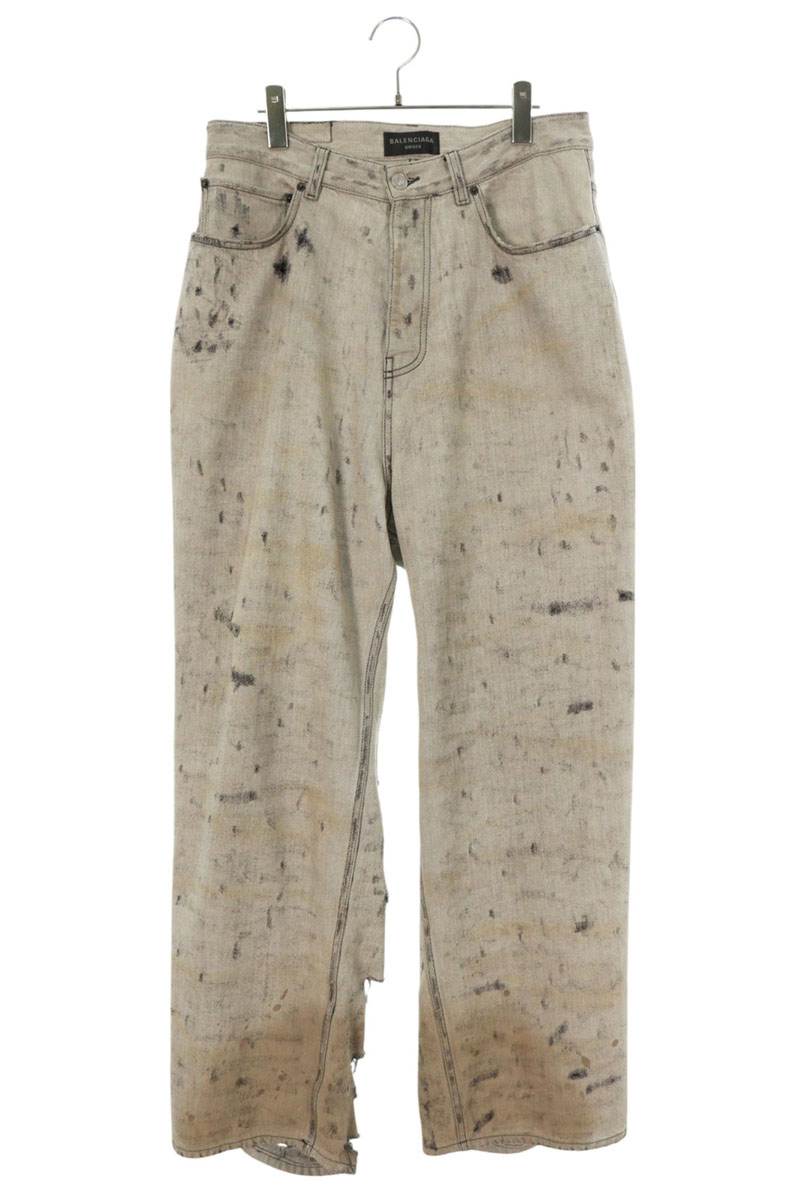 Balenciaga Denim Pants Gray Size XS