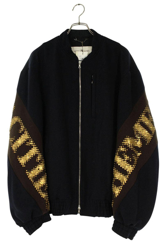 Dries Van Noten Stud Zip Up Blouson Black Size M