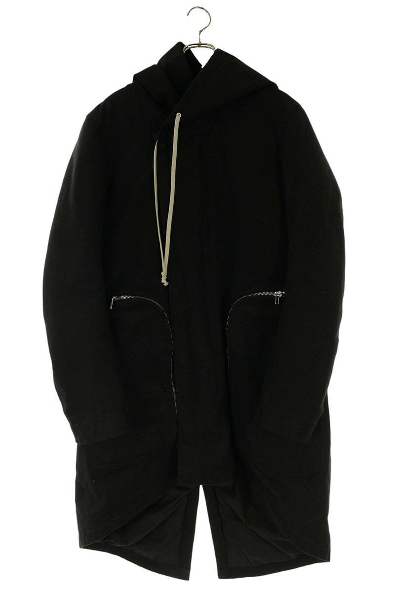 Rick Owens MO Coat Black Size 48