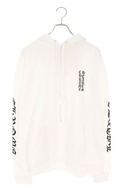 Chrome Hearts SWTSHRT PLV Logo Print Pullover Hoodie White Size L