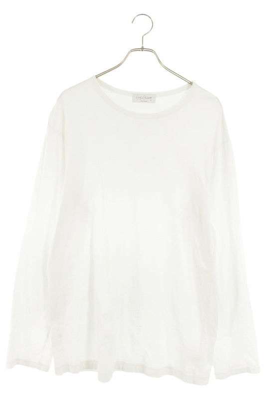 YOHJI YAMAMOTO POUR HOMME Crewneck Long Sleeve T-Shirt White Size 3