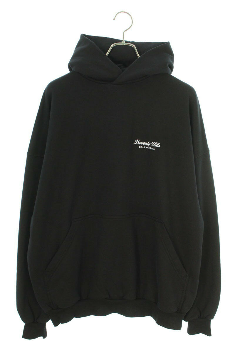 Vintage Balenciaga Tops - BALENCIAGA 24AW BEVERLYHILLSHOODIE Oversized Hoodie Black Size S - Authentic Archive