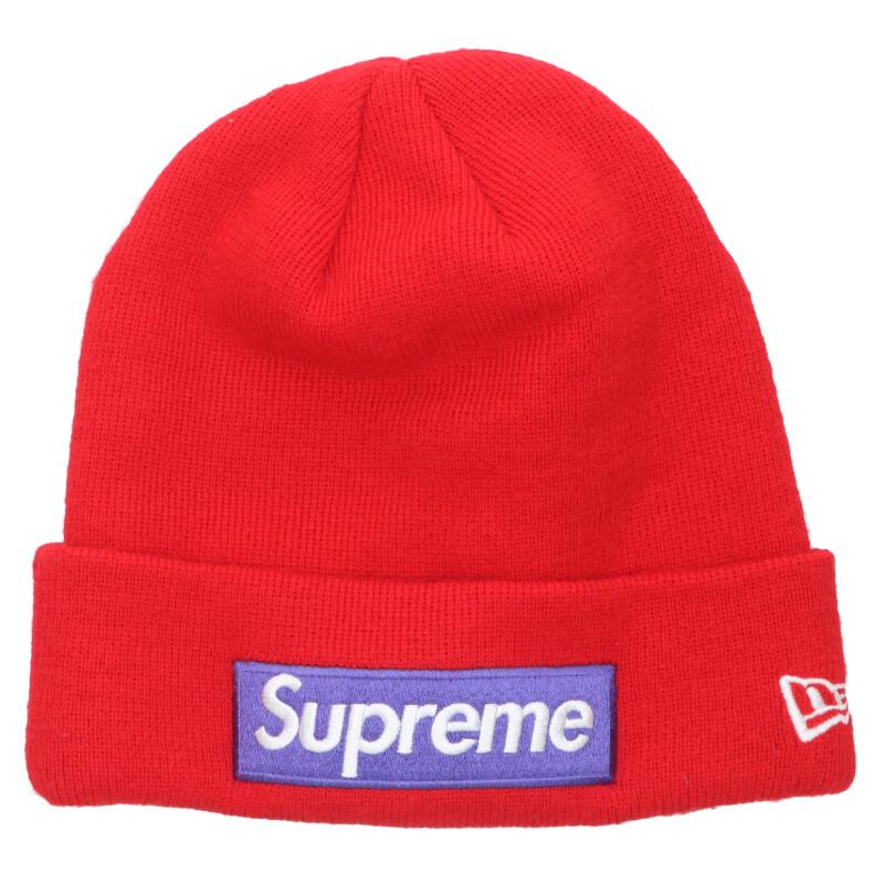 Supreme x AW New Era Box Logo Beanie 17AW Logo Hat Size ONE SIZE