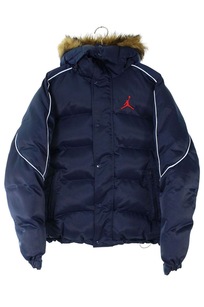 SUPREME 24AW NIKE Jordan Puffer Jacket Blue Size S