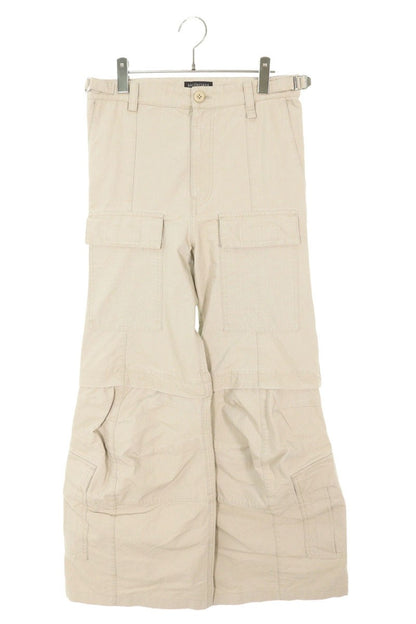 Balenciaga 23AW Cargo Flare Long Pants Beige Size XXS