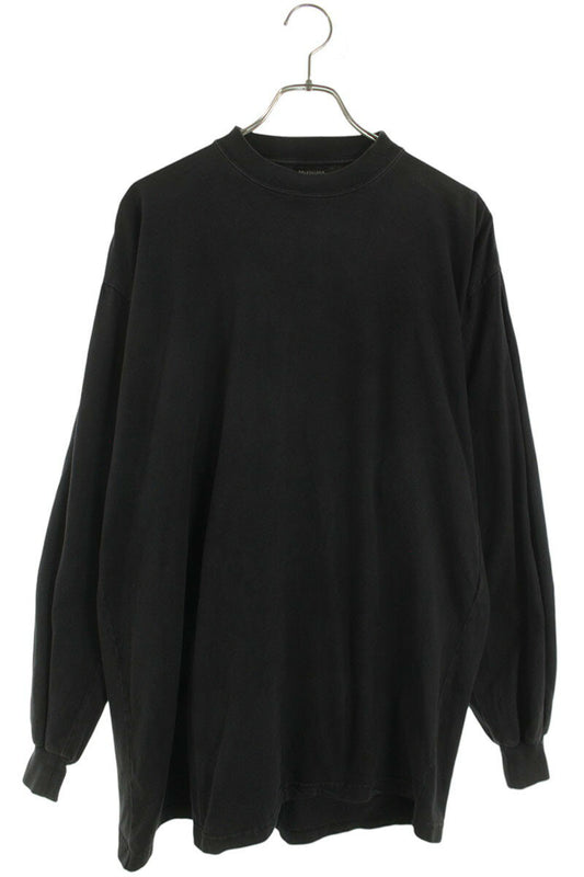 Balenciaga Logo Long Sleeve T-Shirt Black Size 1