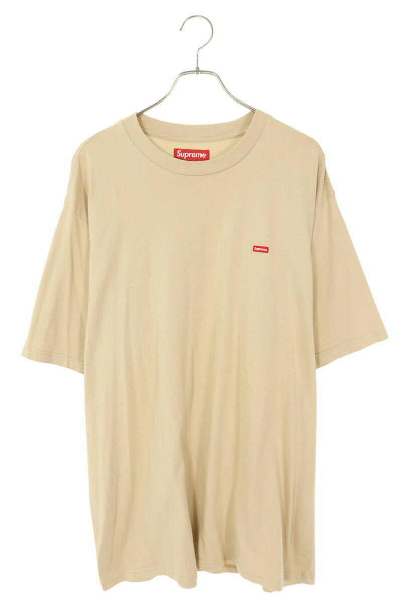 Supreme 24SS Small Box Tee Logo T-Shirt Beige Size XL