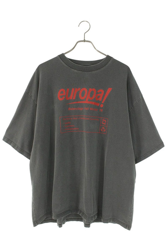Balenciaga Well-Washed T-Shirt Black Size L
