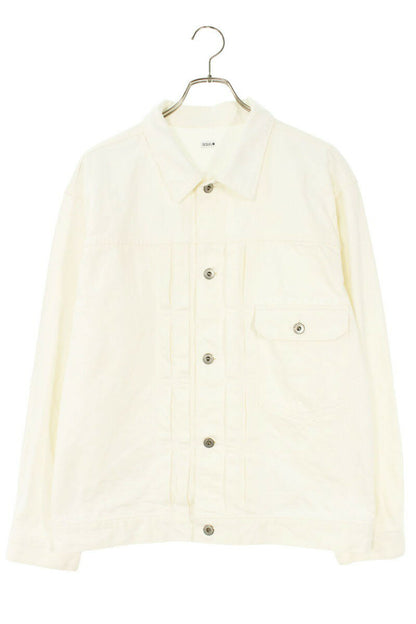 SEQUEL Logo Print Denim Jacket White Size L