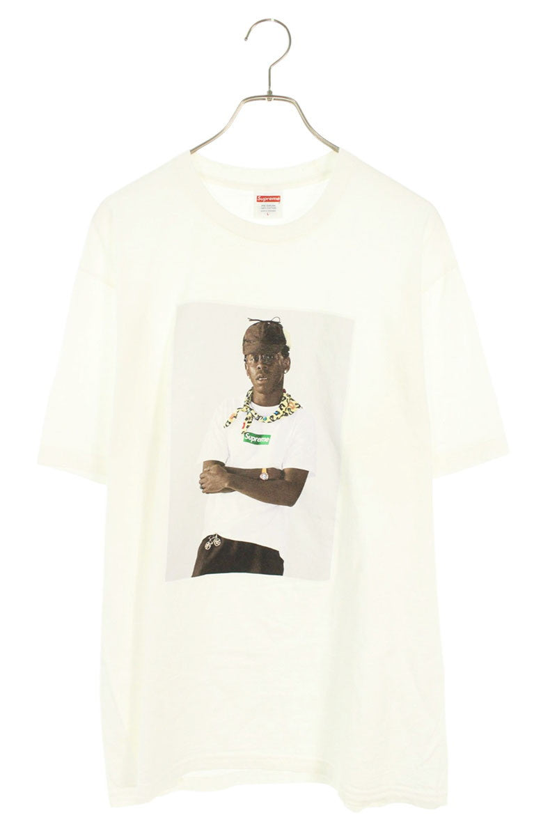 Supreme Tyler The Creator Tee Print T-Shirt White Size L