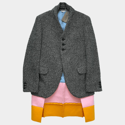 COMME DES GARCONS HOMME PLUS 22AW NOMAD Collarless Jacket Size M