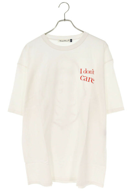 Vintage Undercover Tops - UNDERCOVER "I don't care" Flocked Patch T-Shirt White Size 5 - Authentic Archive