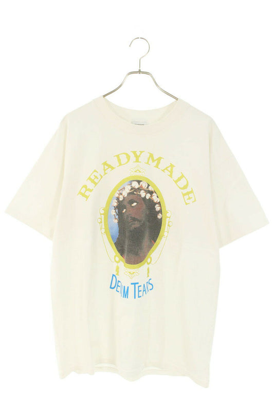 DENIM TEARS x READYMADE 22SS Print T-Shirt White Size XL