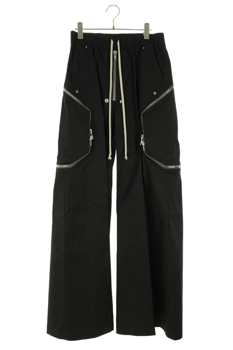 Rick Owens 26SS Heizer Bella Long Pants Black Size 34