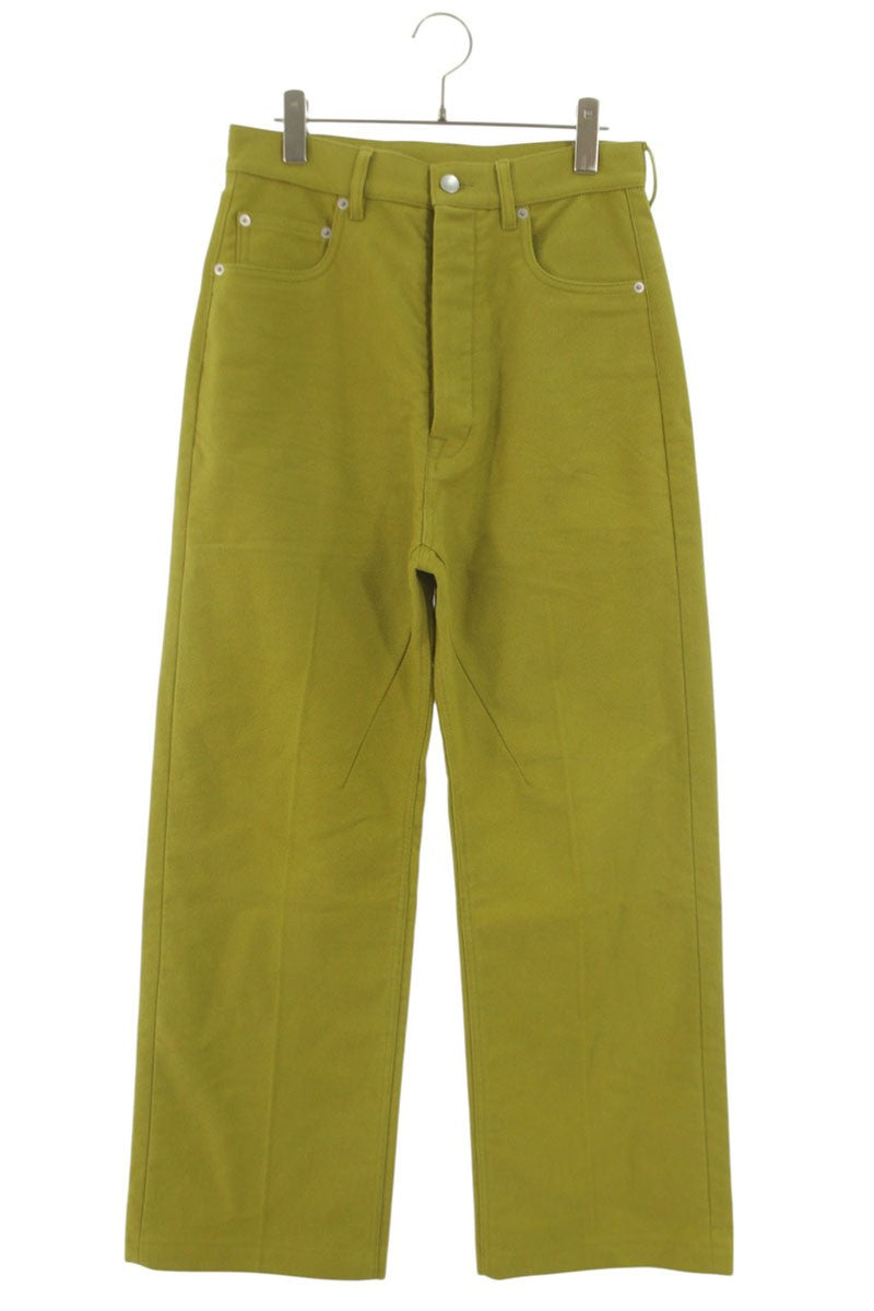 Rick Owens 23AW TB Denim Pants Yellow Size 28
